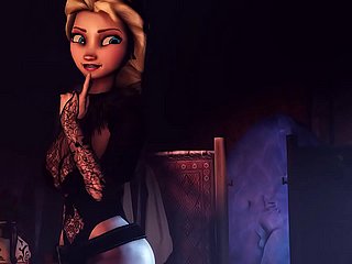 Burnish apply Queen's Secretive Elsa (Frozen)