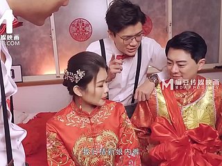 MODELEDIA ASIA-Lewd Nuptial Scene-Liang Yun Fei-MD-0232 Il miglior peel porno asiatico originale