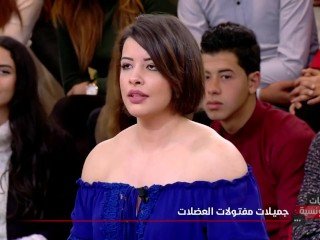 Rea Trabelsi in the first place arabic tv show